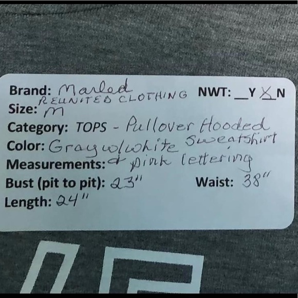 Marley Love love love Sweater size medium - Picture 5 of 5